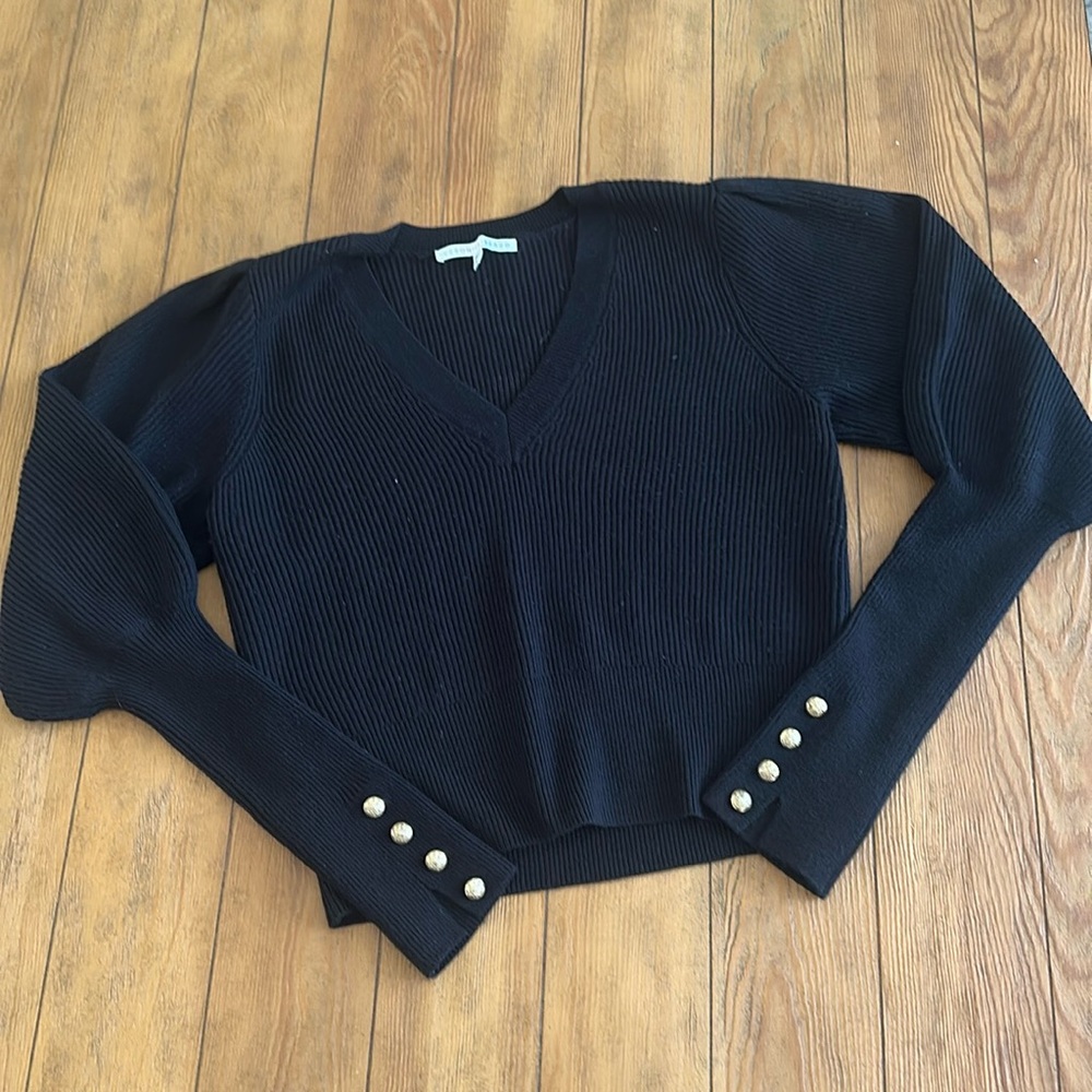 Veronica Beard black knit sweater in size extra large